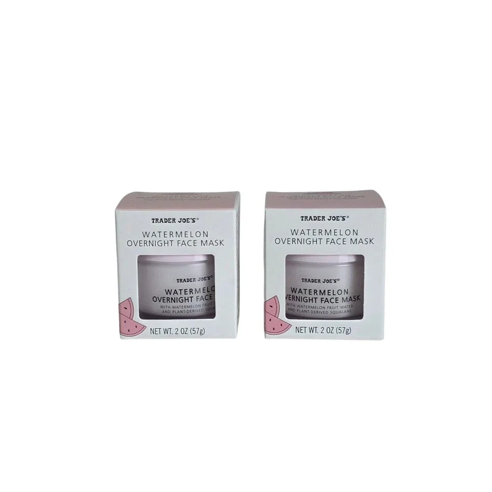 New Trader Joe's Watermelon Overnight Face Mask 2 Oz ~2pk